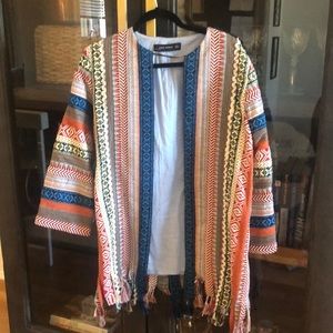 ZARA Tapestry Coat